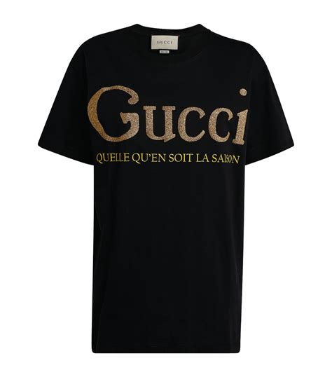 women s gucci t shirt|women Gucci slogan t shirt.